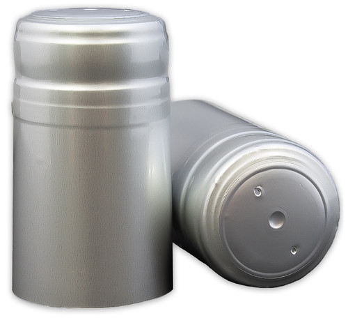 Silver PVC Shrink Capsules (Bag Of 30)