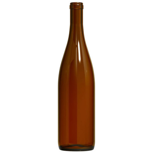 Amber Hock Wine Bottles 750 mL - 12/Case