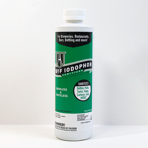 BTF Iodophor Sanitizer 16 oz.