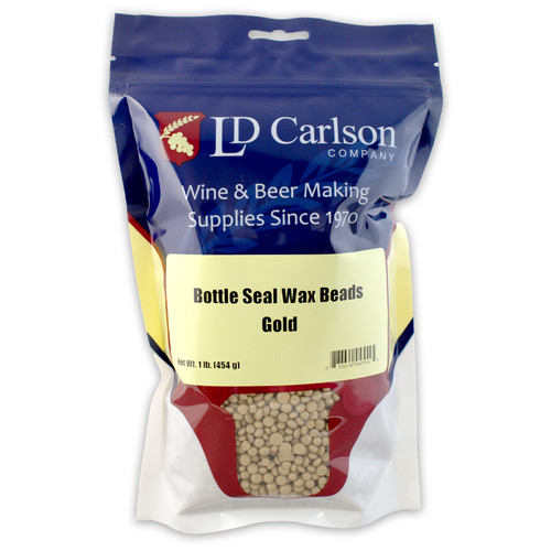 Gold Bottle Seal Wax Beads 1 lb