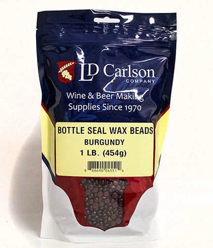 Burgundy Bottle Seal Wax Beads 1 lb