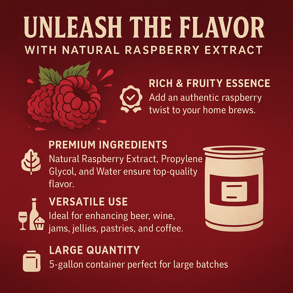 Flavoring Raspberry Squash Natural Raspberry Flavoring 5 Gallon