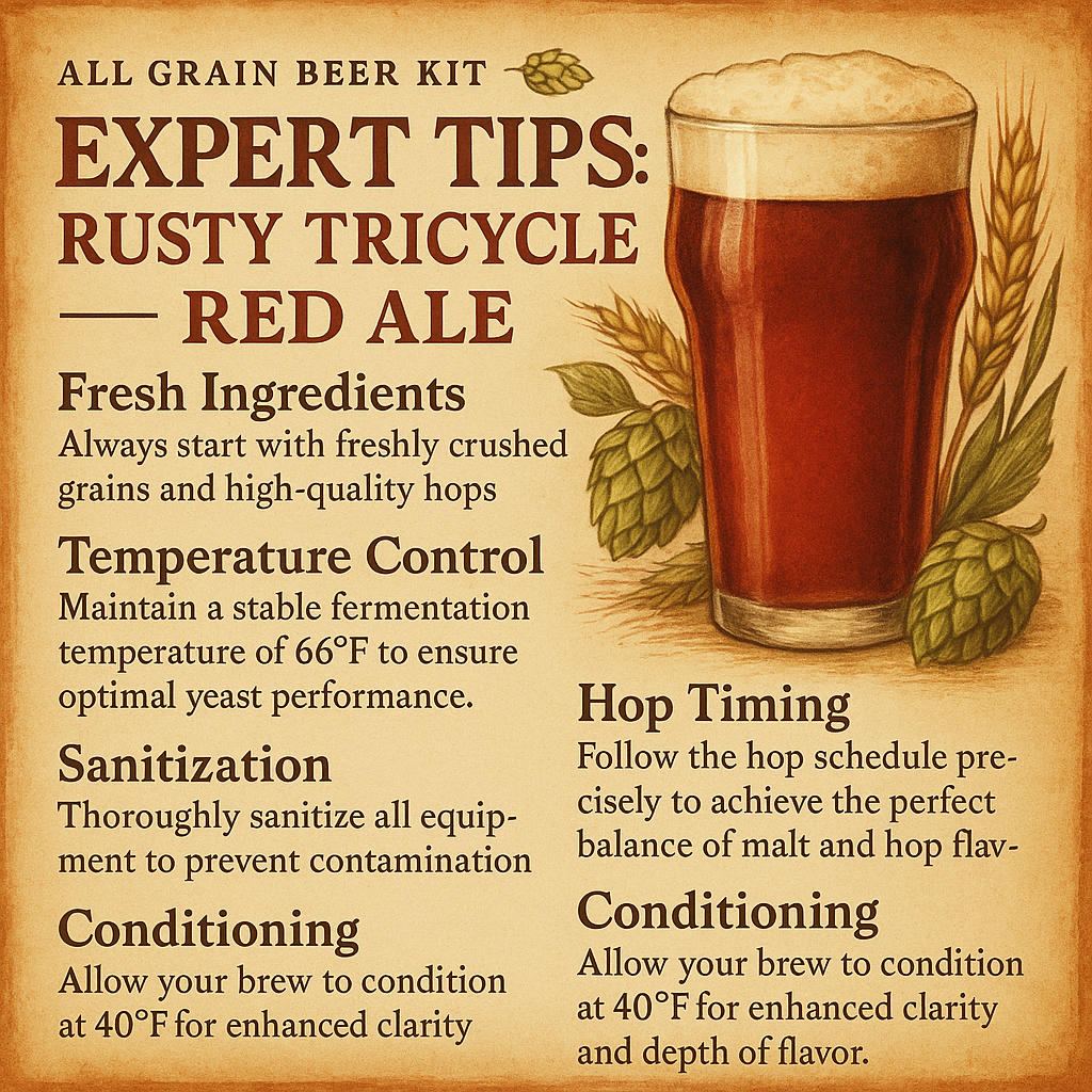 Rusty Tricycle Red Ale Beer Kit - All Grain