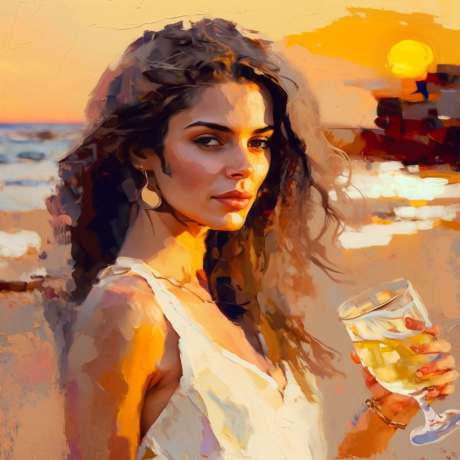 woman drinking wine