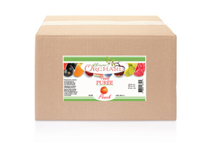 Natural Peach Fruit Purée 44 lb