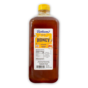 BURLESON'S WILDFLOWER NATURAL HONEY 5 LB JUG