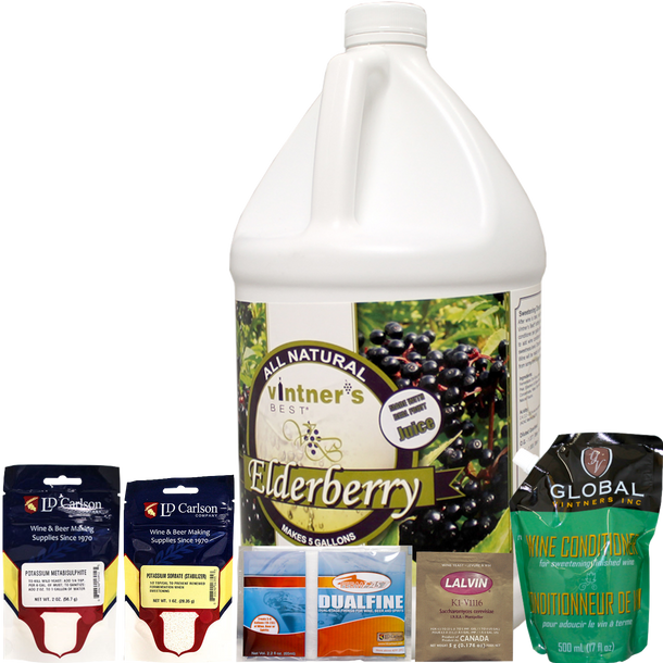 Elderberry Fruit Wine Kit