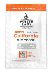 White Labs California Ale Dry Yeast 11 gram