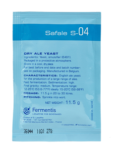 Safale S-04 Dry Ale Yeast