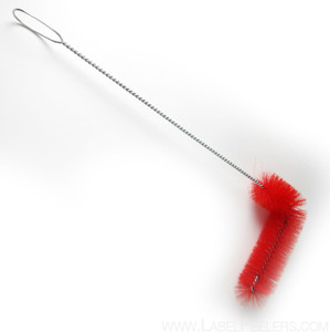 Soft Red Bristle Carboy Brush for Plastic Carboys