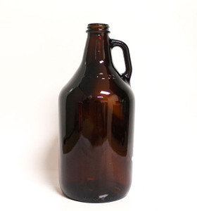 Amber Half Gallon Glass Jug (Case of 6)