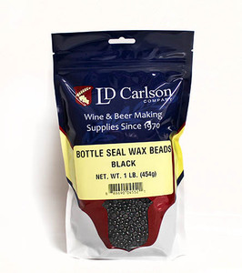 Black Bottle Seal Wax Beads 1 lb