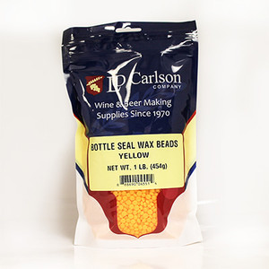 Yellow Bottle Seal Wax Beads 1 lb