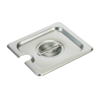 Steam Table Pan Cover, Stainless Steel - 1/6 size