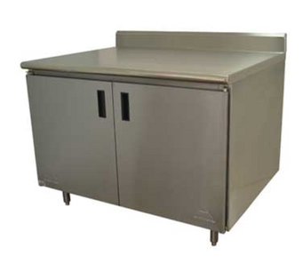 Work Table, Cabinet Base Hinged Doors