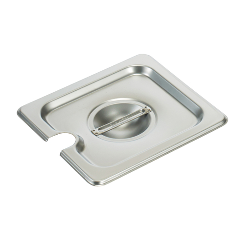 Steam Table Pan Cover, Stainless Steel - 1/6 size