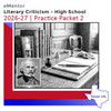 UIL Literary Criticism eMentor Practice Packet 2 - 2026-2027