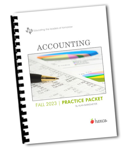 NEW! UIL Accounting High School Practice Packet - Fall 2023 