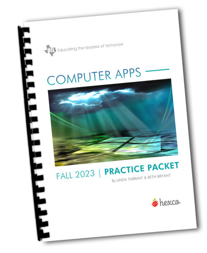 NEW! UIL Computer Applications Practice Packets Fall 2023
