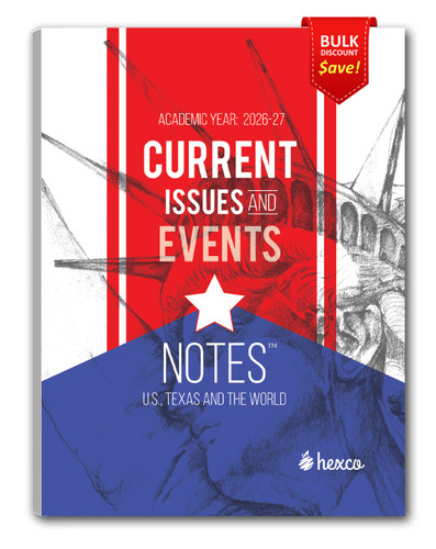 NEW! 2026-27 - Get a summary, save time. Perfect for UIL Current Issues & Events or TAPPS Current Events study!