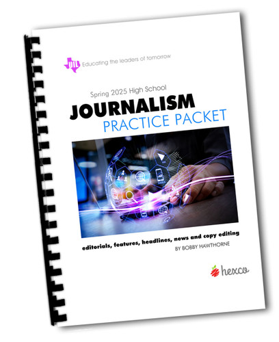ORDER TODAY! Texas UIL Journalism Practice Packet Spring 2025-2026 (Also for TAPPS)