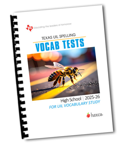 Vocab Tests (book) for High School UIL Spelling
