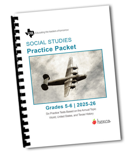 NEW! UIL Social Studies - Grades 5 & 6 Practice Packet - Also for PSIA study!