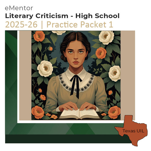 UIL Literary Criticism eMentor Practice Packet 1 - 2025-2026

Figure (cover): Image generated using Envato AI ImageGen from the prompt To Kill a Mockingbird fiction book by Harper Lee with a William Shakespeare fee