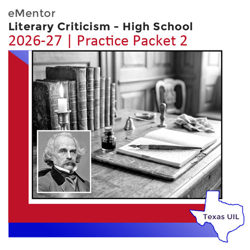 UIL Literary Criticism eMentor Practice Packet 2 - 2026-2027