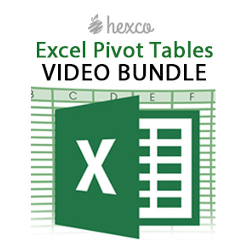 Computer Applications - Excel Pivot Tables VIDEO BUNDLE