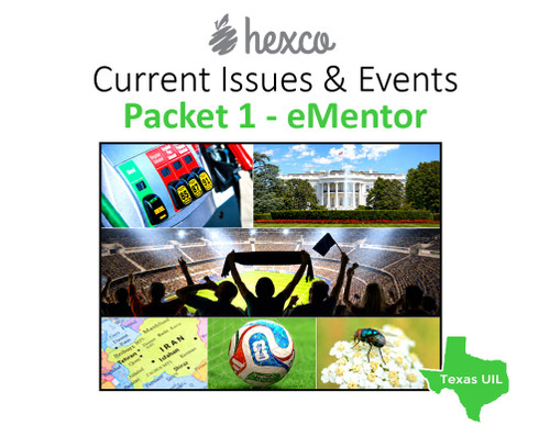 Current Issues & Events 2026-27 - Packet 1 eMentor is READY!