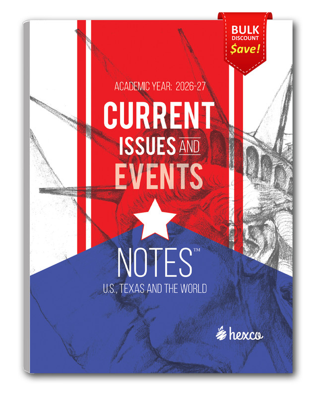 NEW! 2026-27 - Get a summary, save time. Perfect for UIL Current Issues & Events or TAPPS Current Events study!