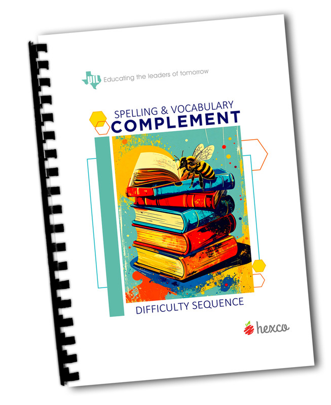 UIL Spelling Complement for High School - 2026-2027 Alphabetical SEQUENCE - Get the annual spelling list, PLUS definitions and more! Also great for TAPPS study. 
