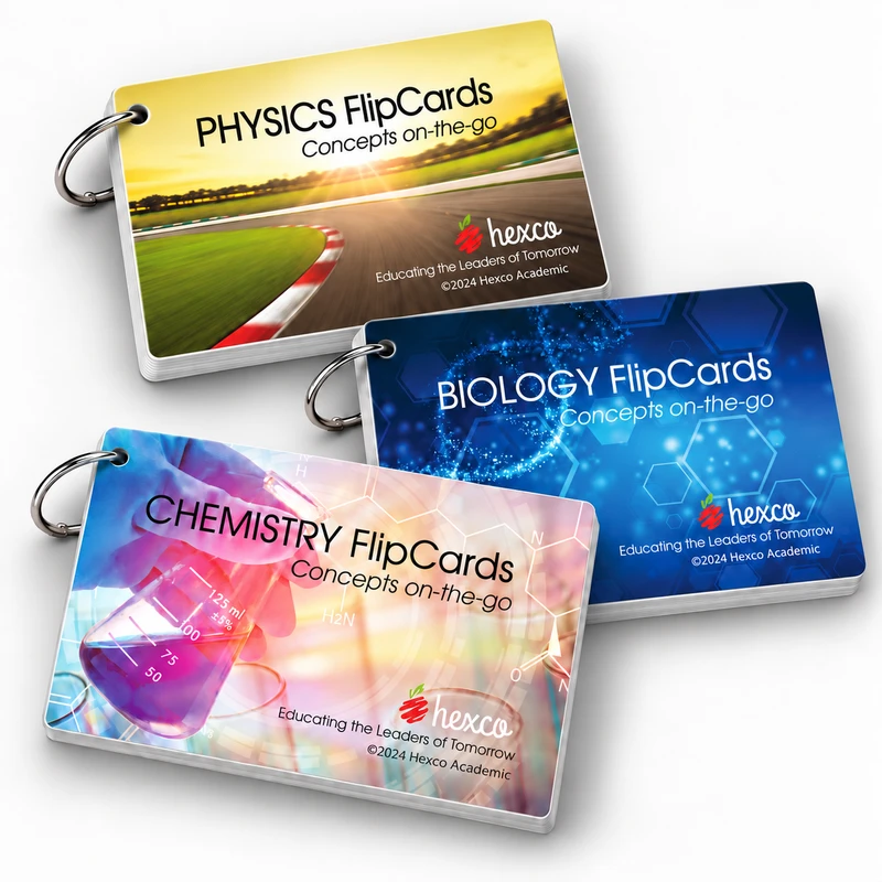 Get all 3 FlipCards for UIL Science Prep! Biology, Chemistry and Physics!