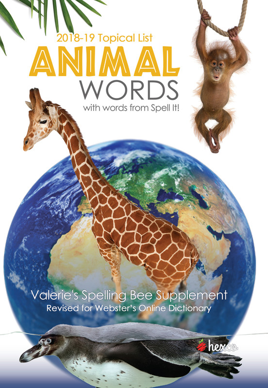 2018-19 Valerie's Supplement - Animal Words!