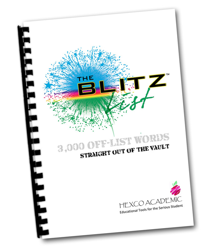 Blitz List - 3,000 off-list words