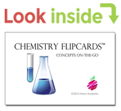 look inside chemistry flipcards