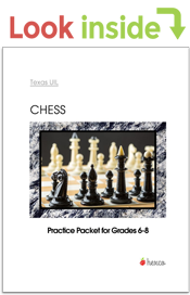 look inside chess puzzle practice packet grades 6-8