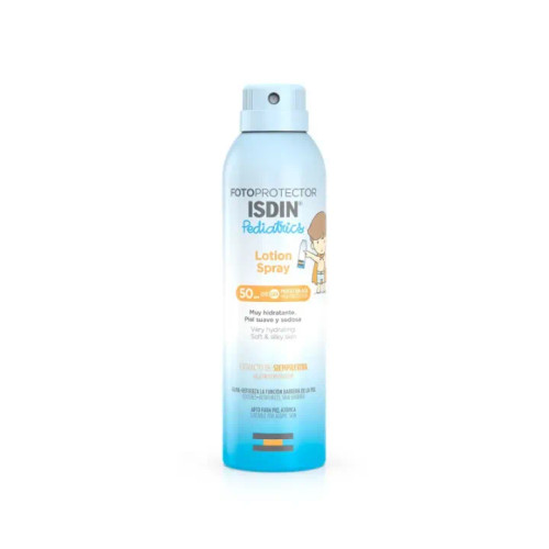 Fotoprotector isdin extreme pediatrics SPF 50+, loción hidratante. envase de 12