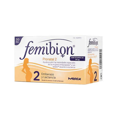 Femibion pronatal 2 30 comprimidos + 30 cápsulas