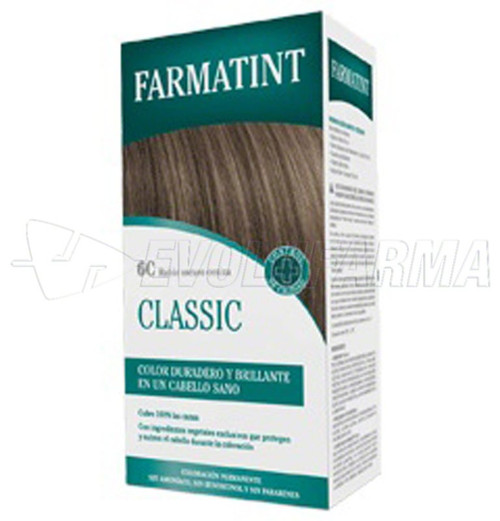 Farmatint classic tinte ceniza. 6c rubio oscuro ceniza