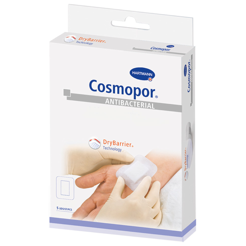 Hartmann cosmopor antibacterial 5 apósitos de 7,2 x 5 cm