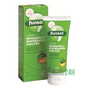Funsol crema reparadora pies 100 mL