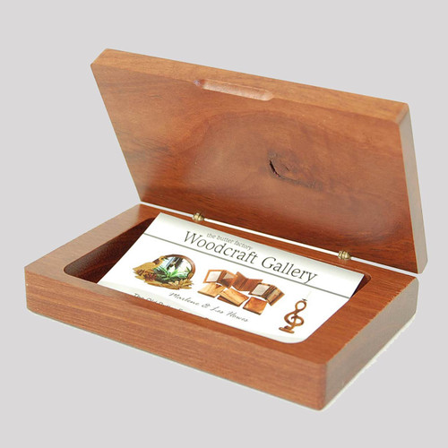 Wooden Business Card Box