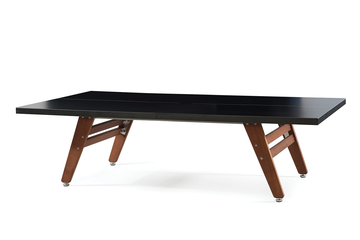RSS1 Stationary Outdoor Ping Pong Table (Black) by RS Barcelona for