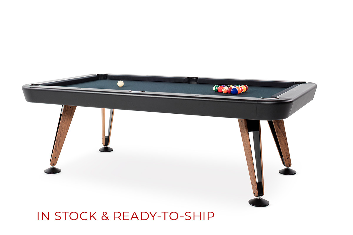 Diagonal 8' Pool Table (Black) | Pool Table | Jack Game Room