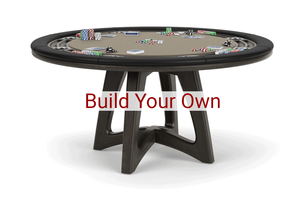 Build Your Own Custom Pro 60" Round Poker Table | Jack Game Room
