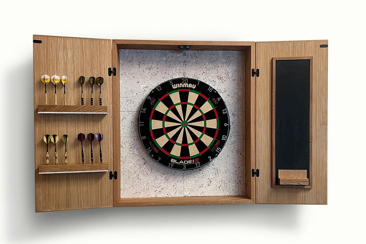 Kenari Dart Board Cabinet Set | Jack Game Room
