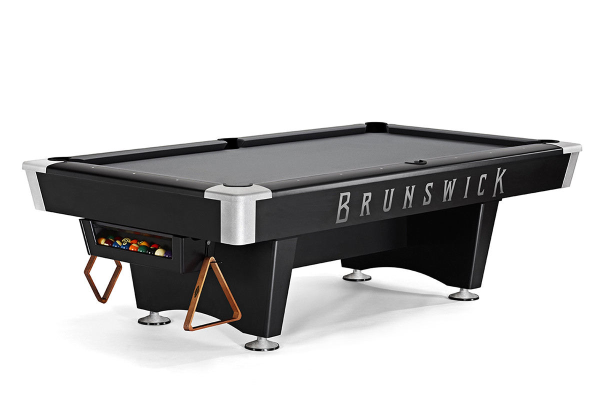 Brunswick Black Wolf Pool Table - Thumbnail 2