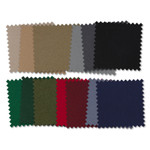 Standard Felt Color Swatch Samples by Jack Game Room